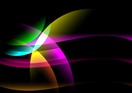 dark background abstract and corlorful with wallpaper vector designのイラスト素材