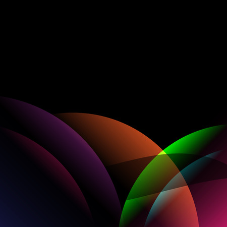 dark background abstract and corlorful with wallpaper vector designのイラスト素材
