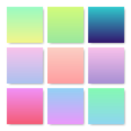 set color gradient bachground with vector designのイラスト素材
