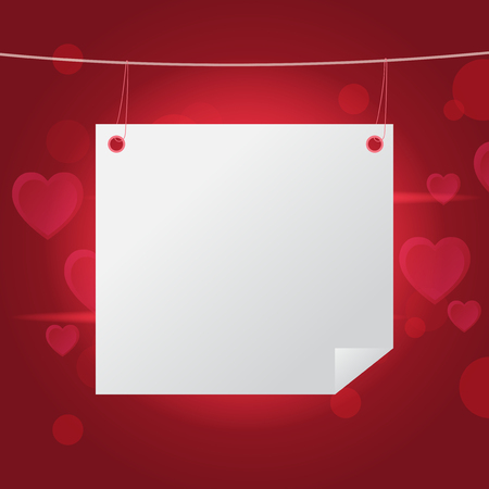 valentines day background and love heart design with Sweet girlfriendのイラスト素材