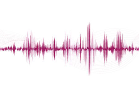 line soundwave abstract background with voice music technologyのイラスト素材