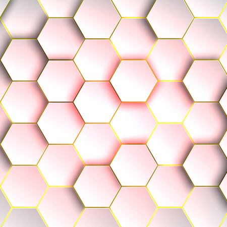 pattern hexagon background abstract and geometric wallpaper with cover web shapeのイラスト素材