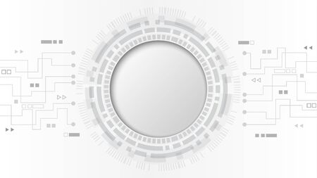 Circuit technology background with hi-tech digital data connection system and computer electronic desingのイラスト素材
