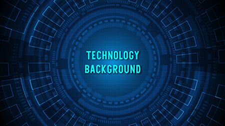 Circuit technology background with hi-tech digital data connection system and computer electronicのイラスト素材
