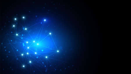 Circuit technology background with hi-tech digital data connection system and computer electronicのイラスト素材