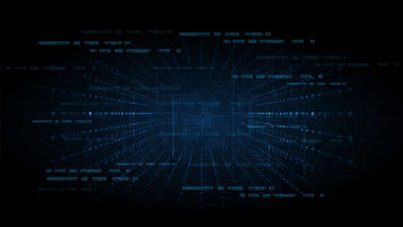 Circuit technology background with hi-tech digital data connection system and computer electronic