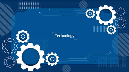 Circuit technology background with hi-tech digital data connection system and computer electronic designのイラスト素材