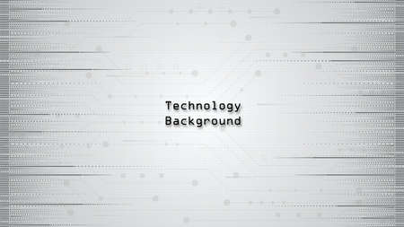 Circuit technology background with hi-tech digital data connection system and computer electronic...