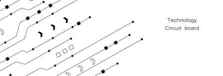 Circuit technology background with hi-tech digital data connection system and computer electronic designのイラスト素材
