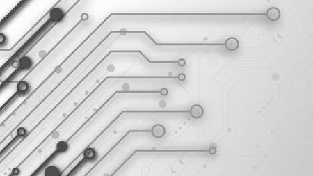 Circuit technology background with hi-tech digital data connection system and computer electronic designのイラスト素材