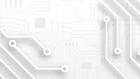 Circuit technology background with hi-tech digital data connection system and computer electronic designのイラスト素材