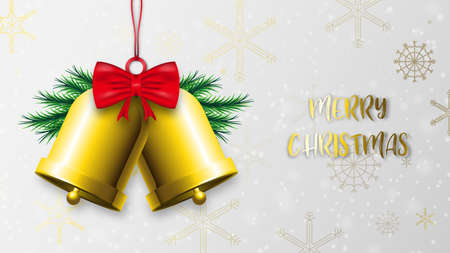 Merry christmas festival background holiday. Xmas decorations seasonのイラスト素材