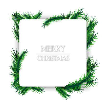 Merry christmas festival background holiday. Xmas decorations seasonのイラスト素材