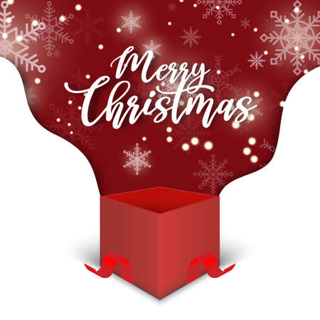 Merry christmas festival background holiday. Xmas decorations seasonのイラスト素材