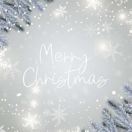 Merry christmas festival background holiday. Xmas decorations seasonのイラスト素材