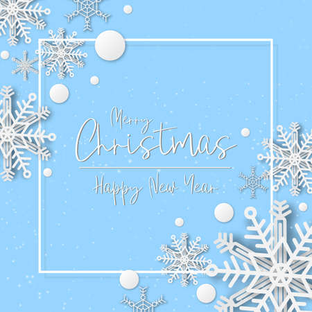 Merry christmas festival background holiday. Xmas decorations seasonのイラスト素材