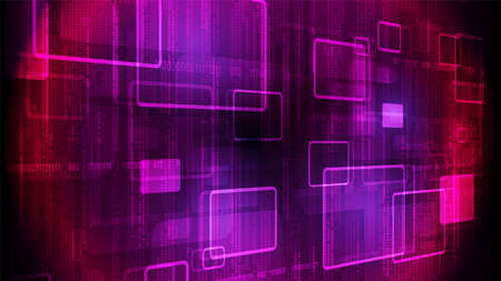 Circuit technology background with hi-tech digital data connection system and computer electronic designのイラスト素材