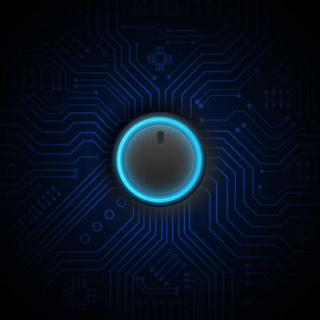 Circuit technology background with hi-tech digital data connection system and computer electronic designのイラスト素材