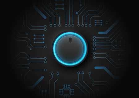 Circuit technology background with hi-tech digital data connection system and computer electronic designのイラスト素材