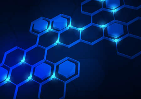 Circuit technology background with hi-tech digital data connection system and computer electronic...