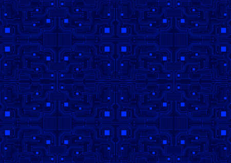 Circuit technology background with hi-tech digital data connection system and computer electronic designのイラスト素材