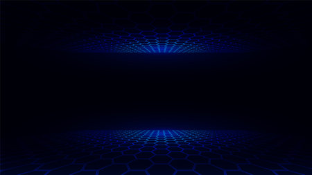 technology background with hi-tech digital data connection system and computer electronic designのイラスト素材