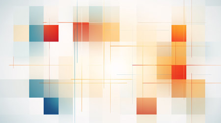 abstract background,geometric template vector graphic,white background generative aiの素材