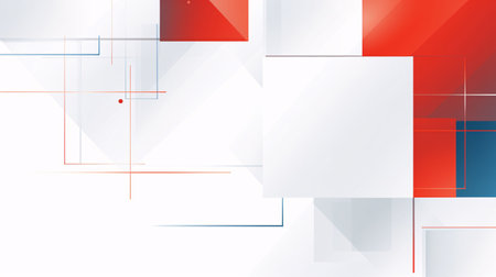 abstract background,geometric template vector graphic,white background generative aiの素材