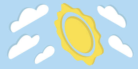 solar panels charged from the sun, energy is displayed as a charge on the device isometric vectorのイラスト素材