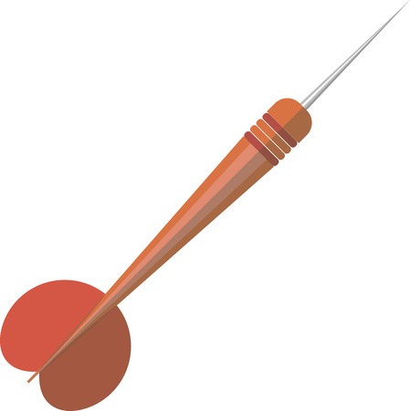 Vector illustration of dartsのイラスト素材