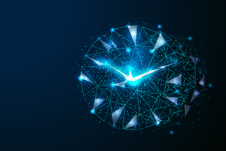 Clock. Time concept.のイラスト素材