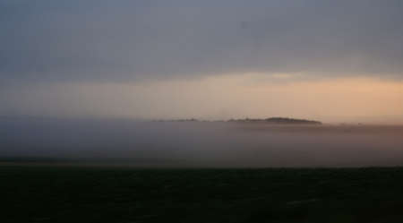 Misty Sunriseの写真素材