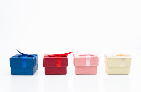 gift boxs isolated on white  background