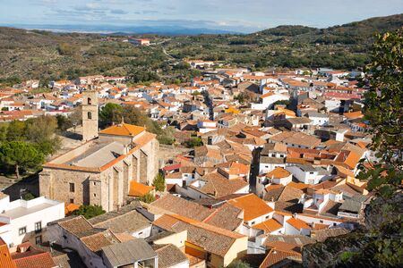 view of Montanchez, Caceres, Extremaduraの写真素材