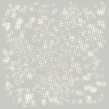 Abstract digital halftone style background.