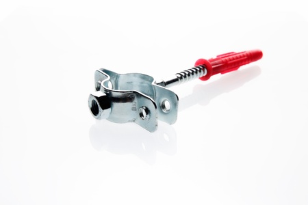 Screw on white background  Not isolated on white