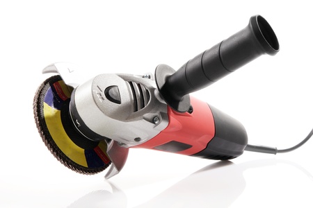 Hand cutting machine on white backgroundの写真素材