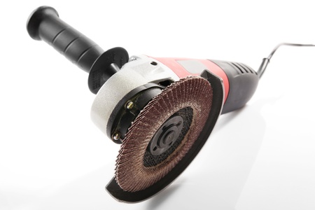 Hand cutting machine on white backgroundの写真素材