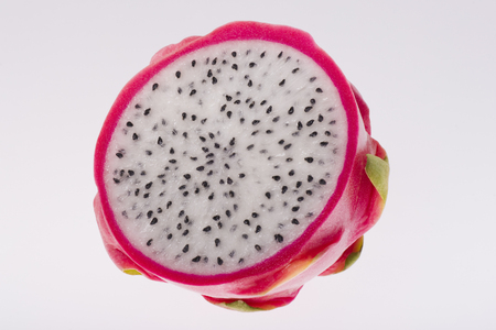 Dragon fruit halfの写真素材