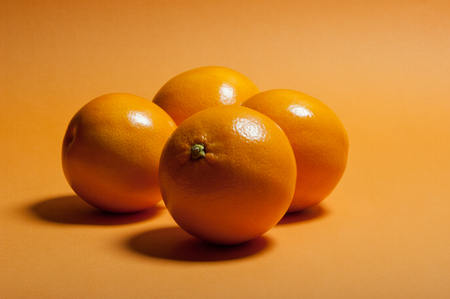 Tasty blood red sicily orange. Studio shoot.の写真素材