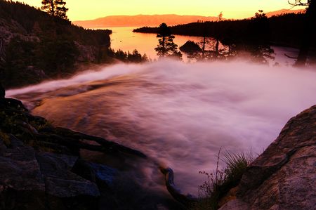 Eagle's Falls at Lake Tahoeの写真素材