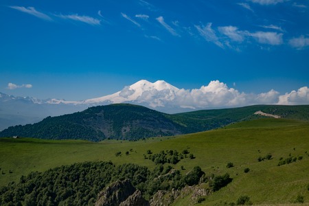 In the foothills of Mount Elbrus