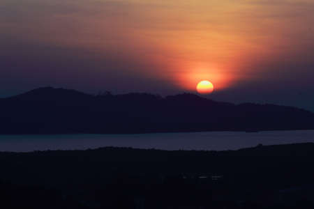 Sunrise at Phuket の写真素材