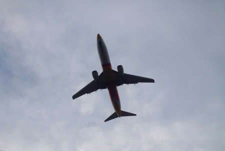 Under the plane