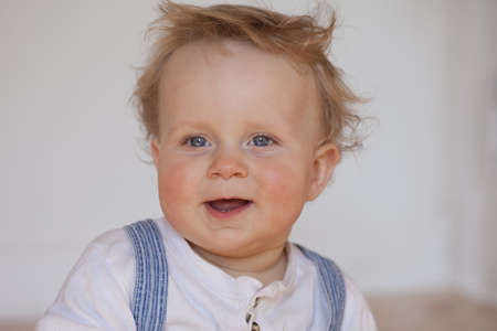 portrait of happy toddlerの写真素材