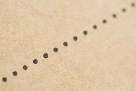 Dots on the Cardboardの写真素材