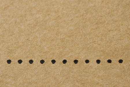 Dots on the Cardboardの写真素材