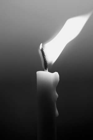 Burning candleの写真素材