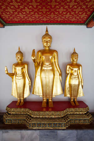 Golden Buddha, Wat Pho, Thailandの写真素材