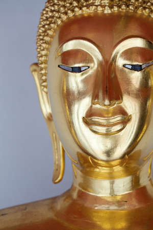 Golden Buddha, Wat Pho, Thailandの写真素材